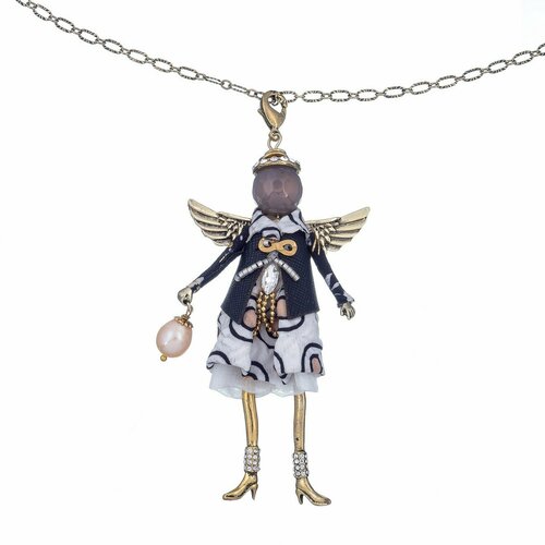 фото Подвеска miamelie, кукла луизелла с крыльями, mia-2401-cl5867 золотистый