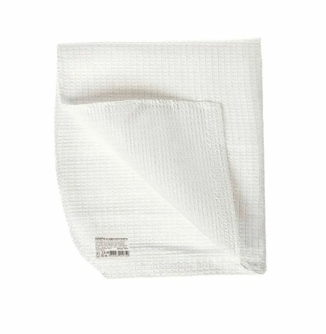 фото Салфетки для уборки вафельная белая 40х40см ,4 уп.