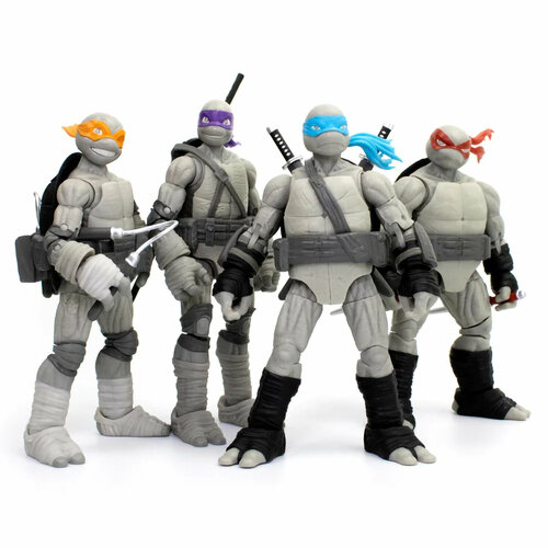 Фигурки TLS BST AXN TMNT IDW Comics (Black & White) 30 см 0810122580379