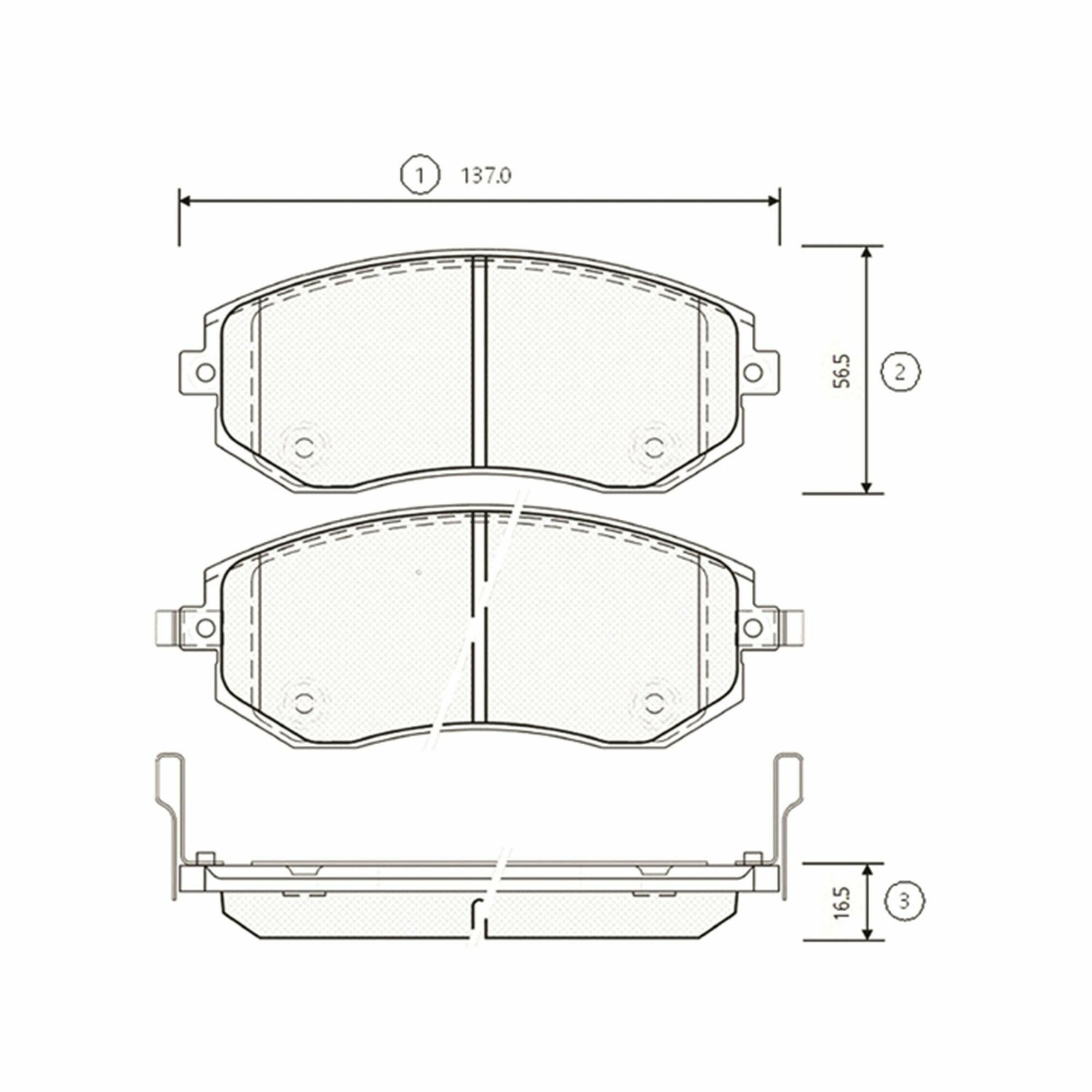 Колодки тормозные Субару Форестер Импреза Легаси SUBARU FORESTER 01-/IMPREZA 01-/LEGACY 98- передние Комплект 4 шт