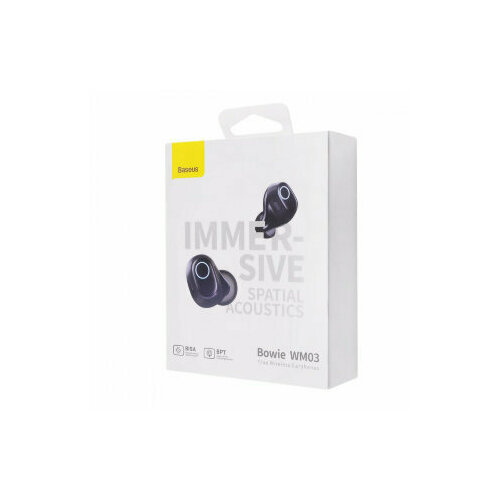 Наушники BASEUS Bowie wm03 true wireless earphones - Creamy White NGTW330302 296900₽
