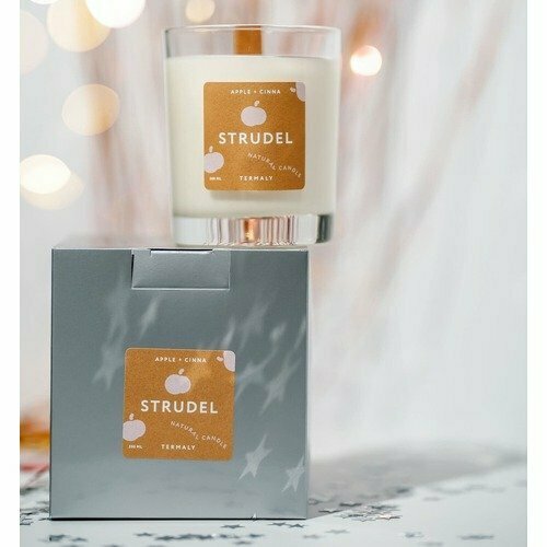 Свеча ароматическая STRUDEL Яблоко Корица 250 мл 1389₽