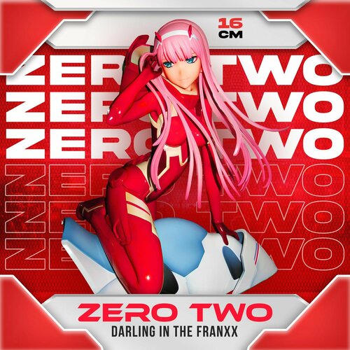 Аниме фигурка Zero Two Darling in the Franxx 16 см
