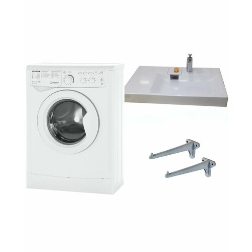 Стиральная машина Indesit EWUC 4105 и раковина Jazz 80R 3735000₽