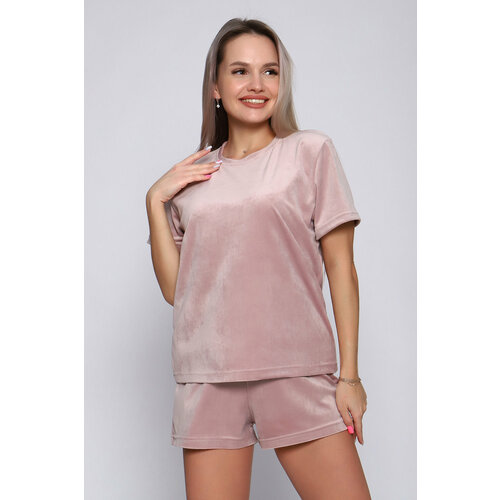 Комплект Руся, размер 54, лиловый пижама руся размер 54 лиловый