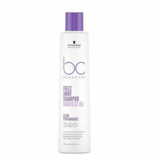 Schwarzkopf BC Bonacure Frizz Away - Шампунь для жестких и непослушных волос 250 мл schwarzkopf professional bc keratin smooth perfect маска 200 мл schwarzkopf professional bc bonacure