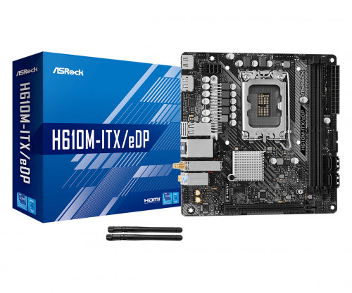 Материнская плата Asrock H610M-ITX/EDP (LGA1700, mini-ITX)