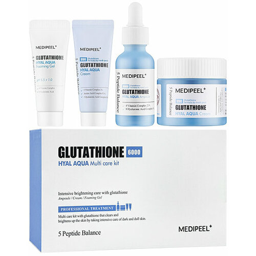 MediPeel~Увлажняющий набор с глутатионом~Glutathione Hyal Aqua Multi Care Kit glutathione 600 multi care kit набор для осветления кожи