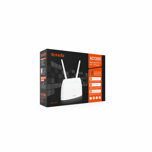 Маршрутизатор Tenda 4G 1200MBPS 4G07 маршрутизатор tenda 1200mbps 10 100m dual band