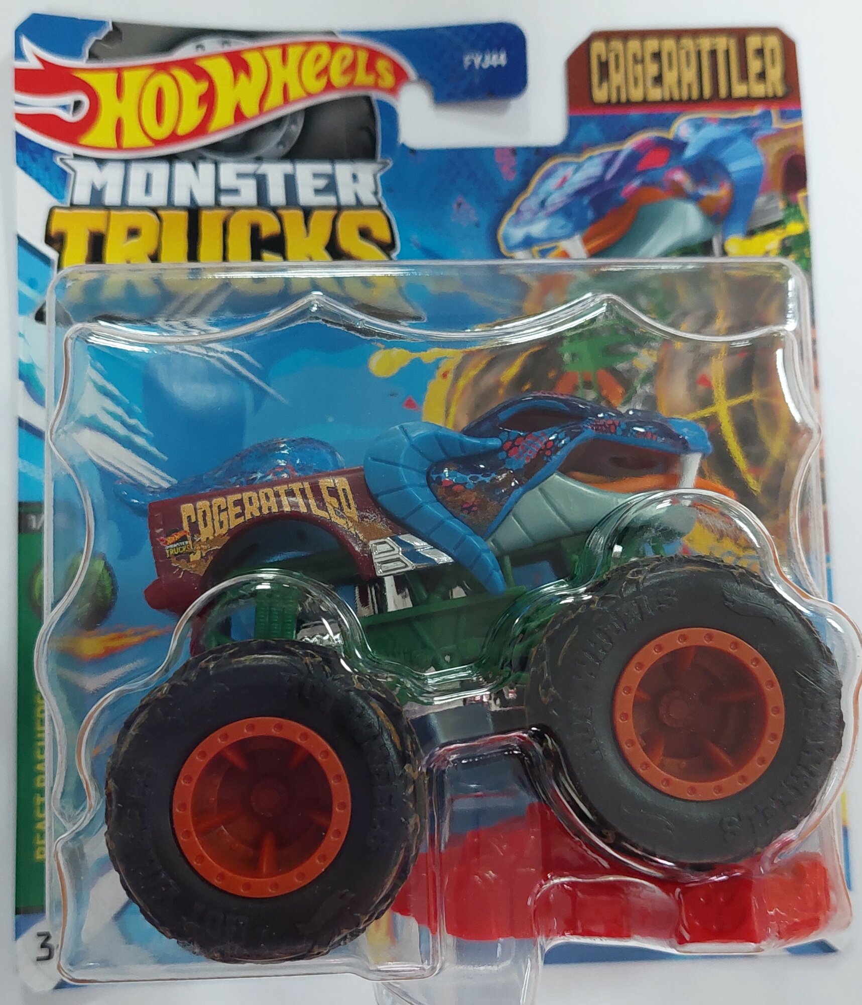 Машинка Hot Wheels (Monster Trucks) Cagerattler HTM45-LA11