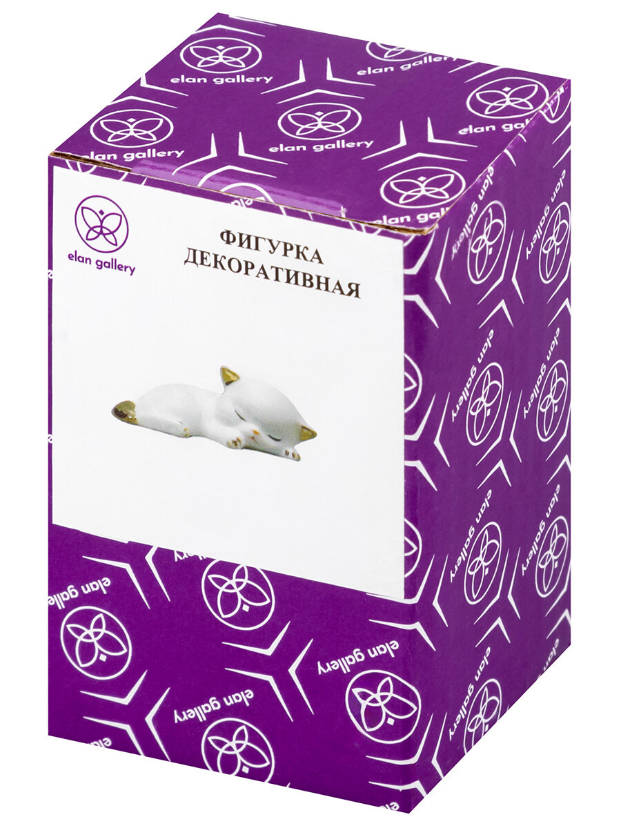 Фигурка декоративная, для интерьера Elan Gallery "Котенок спящий", 8*4*3 см, полирезин — фото 1