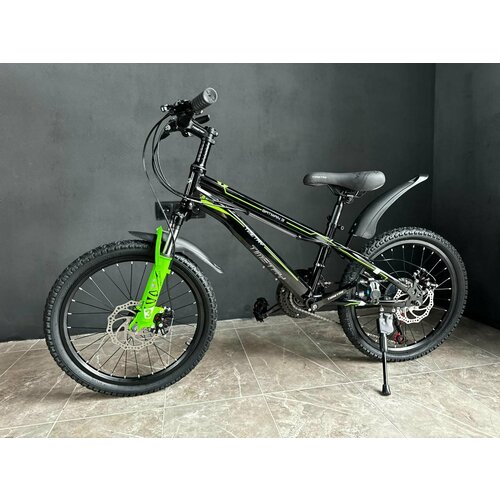 Велосипед Time Try TT021 20 Стальная рама Горный Детский Подростковый Для активного отдыха Унисекс чёрный 2150000₽