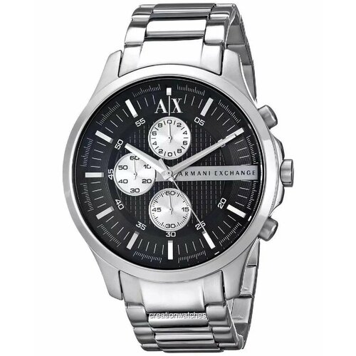 Наручные часы Armani Exchange Hampton, серебряный, черный