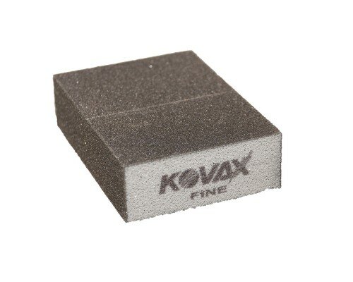 Шлифовальная абразивная губка KOVAX Fine 100 x 68 x 25 мм 4-х сторонняя (4x4) 902-0020 5 шт.