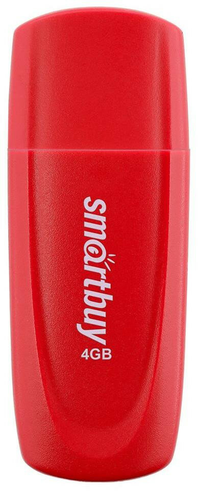 USB-флэш (SMARTBUY (SB004GB2SCR) UFD 2.0 004GB Scout Red красный)