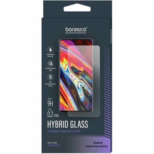 Защитное стекло Borasco для ITEL A48 (Hybrid Glass) защитное стекло hybrid glass для lg x power 2 m320