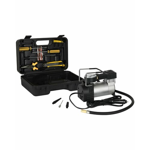 Компрессор автомобильный Насос электрический от прикуривателя 12v Kurumakit 30лмин 10атм 2593₽