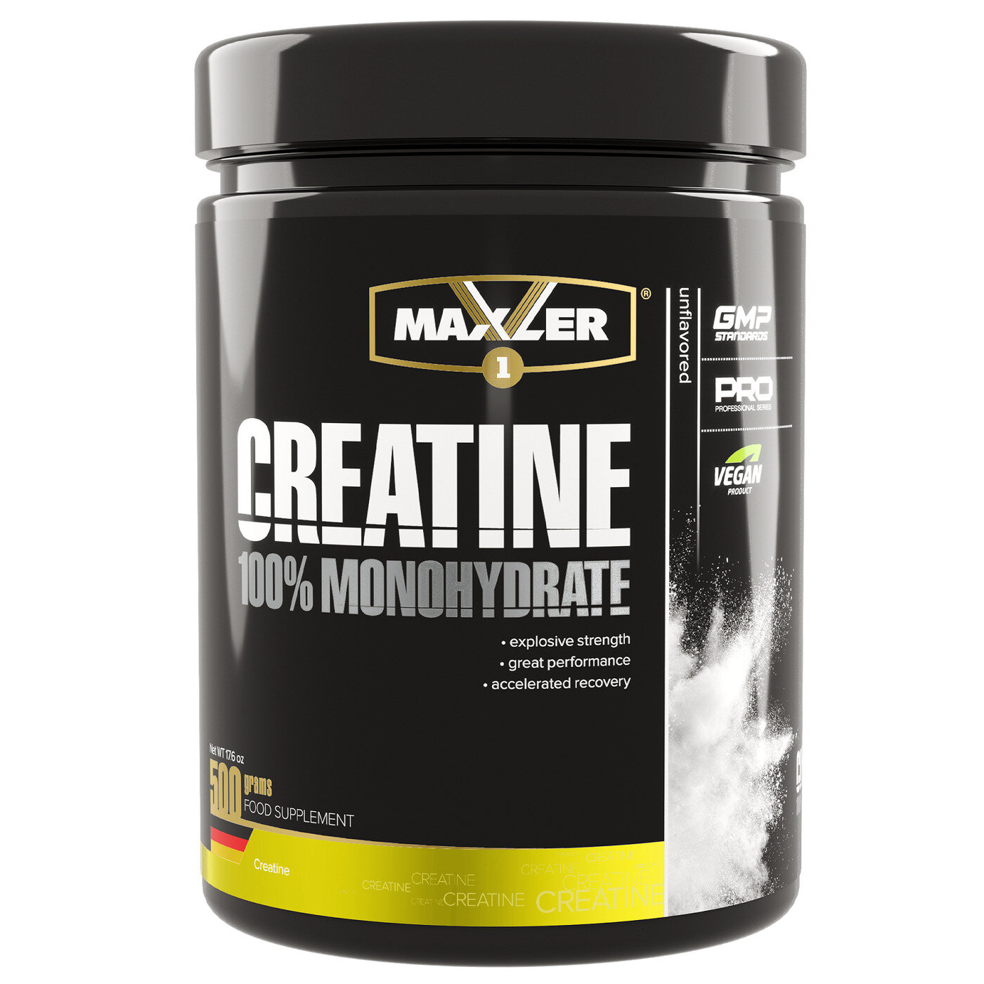 Креатин моногидрат Maxler Creatine 100% Monohydrate, 500 гр. (банка)