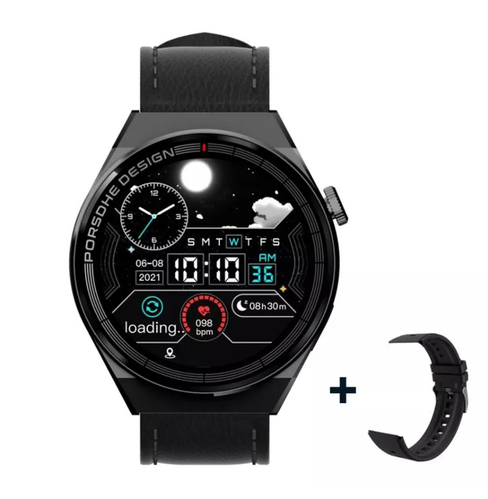 Умные часы WearFit X5 Pro 46 мм GPS Global для РФ, черный.