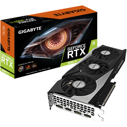 Видеокарта GIGABYTE GeForce RTX 3060 Ti GAMING OC PRO 8G