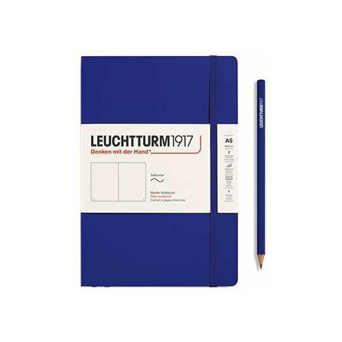 ахметова к чернильный принц и книжный рыцарь Leuchtturm 369804 Блокнот leuchtturm classic, a5, 80 г/м2, 123 стр, без линовки, мягкая обложка, чернильный