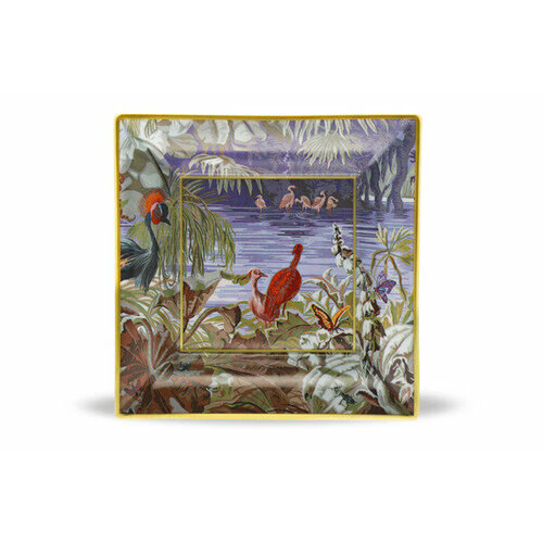 Блюдо квадратное Haviland Бразилия 18,5х18,5 см, фарфор