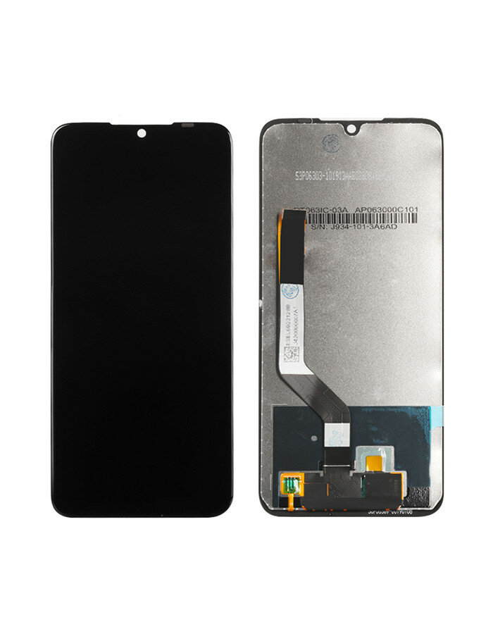 Дисплей для Xiaomi Redmi Note 7 в сборе с тачскрином Черный