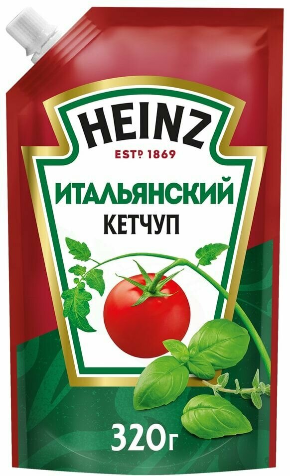 Кетчуп Heinz Итальянский 320г 1шт