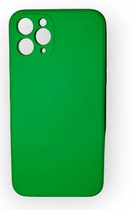 Защитный чехол для Apple iPhone 11 Pro Silicone Case без логотипа ярко зеленый