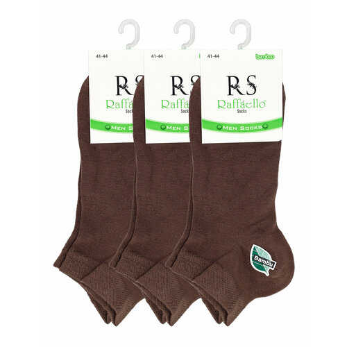 Носки Raffaello Socks, 3 пары, размер 41-44, коричневый носки raffaello socks 3 пары размер 41 44 зеленый
