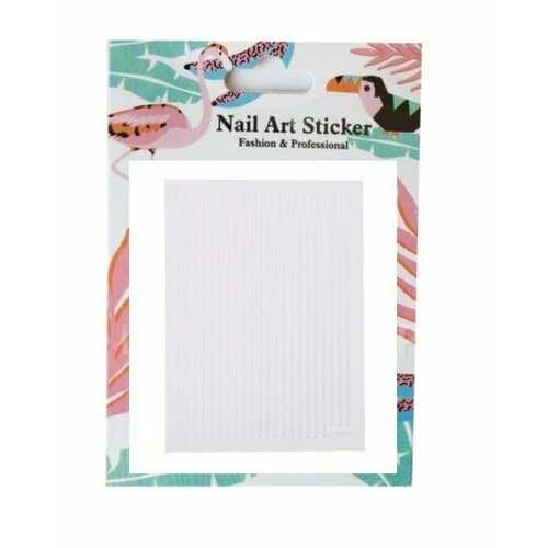 Farres cosmetics Наклейки для дизайна ногтей Плоские металлизированные 296₽