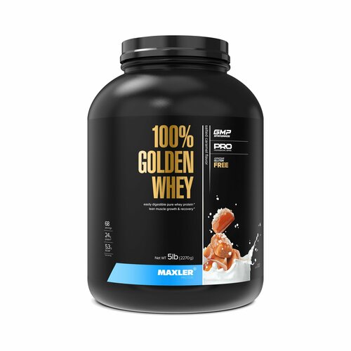 Протеин сывороточный Maxler 100% GOLDEN WHEY 2270г Солёная карамель