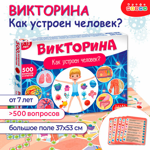 плакат на картоне как устроен человек 44х59 см 9785912820182 Викторина. Как устроен человек?