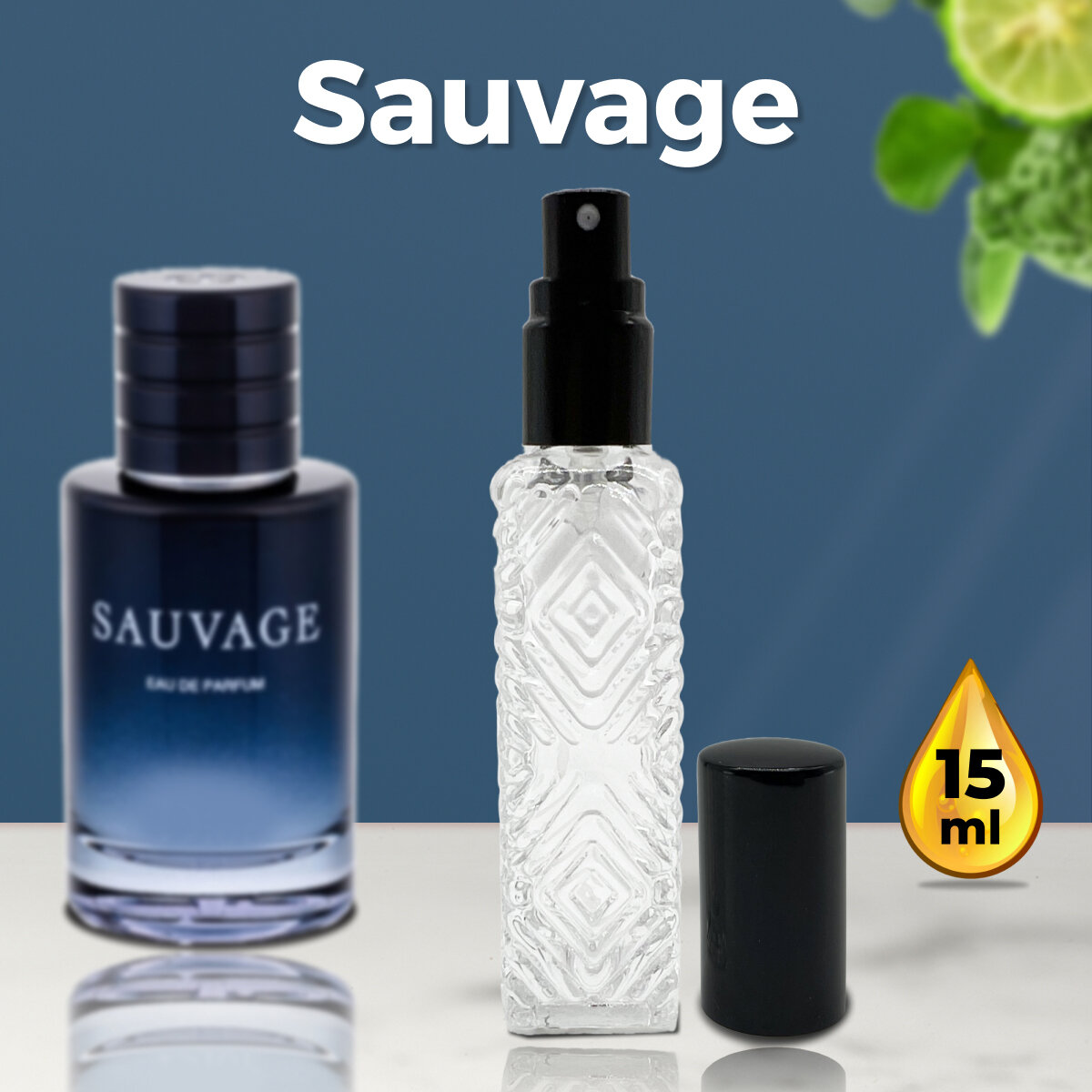Gratus Parfum Savage духи мужские масляные 15 мл (спрей) + подарок