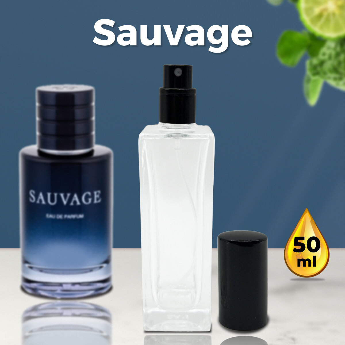 Gratus Parfum Savage духи мужские масляные 50 мл (спрей) + подарок