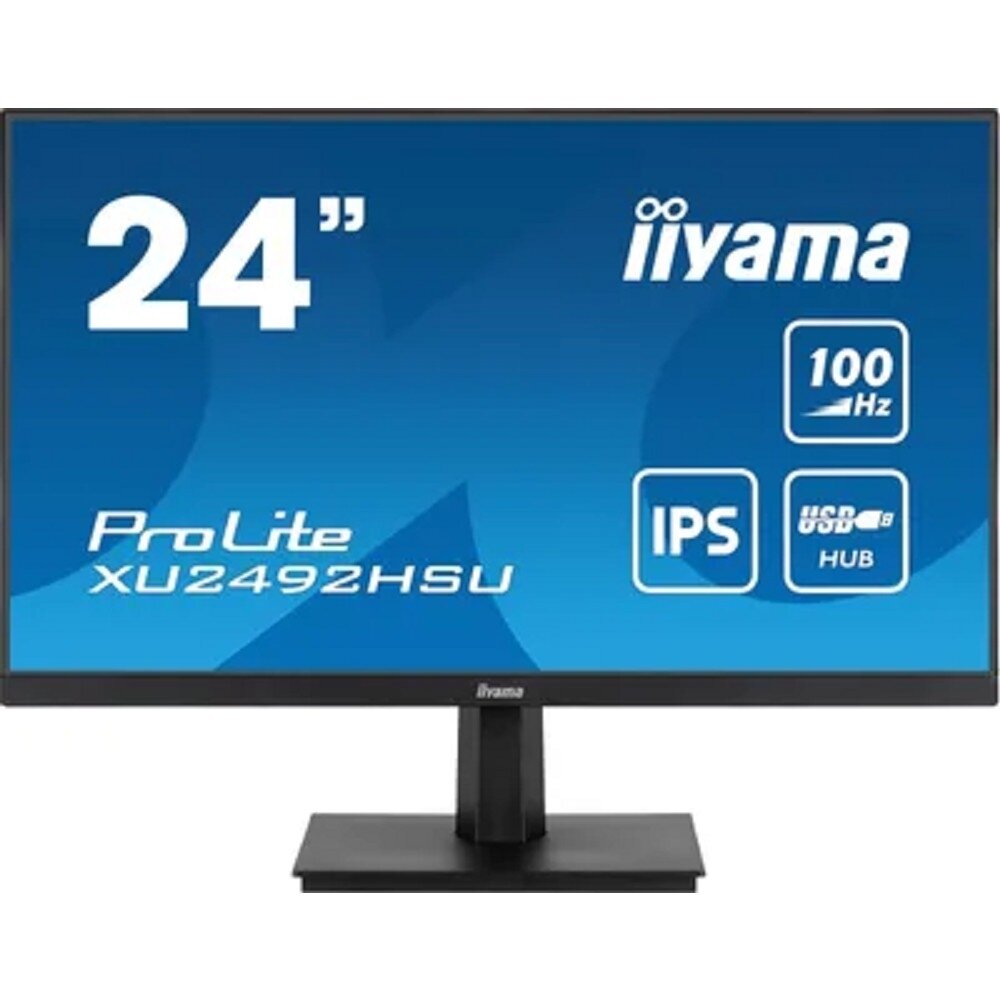 LCD IIYAMA 23.8″ XU2492HSU-B6 {IPS 1920x1080 100Hz 0.4ms HDMI DisplayPort USB Speakers}