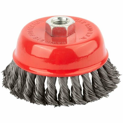 Щетка чашечная усиленная 100 мм М14 витая 05 мм для УШМ 340₽