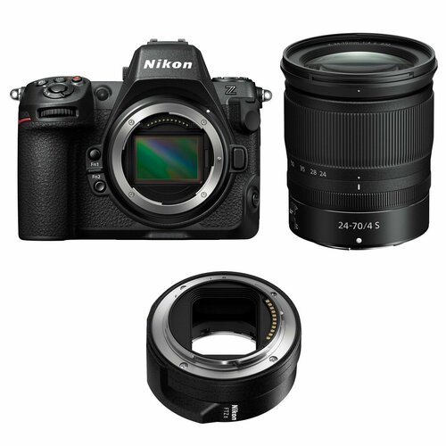 Беззеркальный фотоаппарат Nikon Z8 Kit Nikkor Z 24-70mm f4S FTZ адаптер 47999900₽