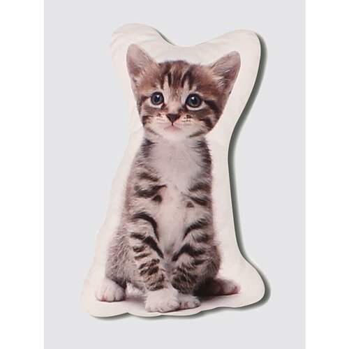 Подушка декоративная игрушка котенок 47х32