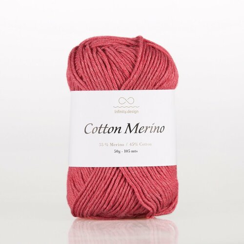 Infinity Design Cotton Merino (4327 Rasperry Red Melert)