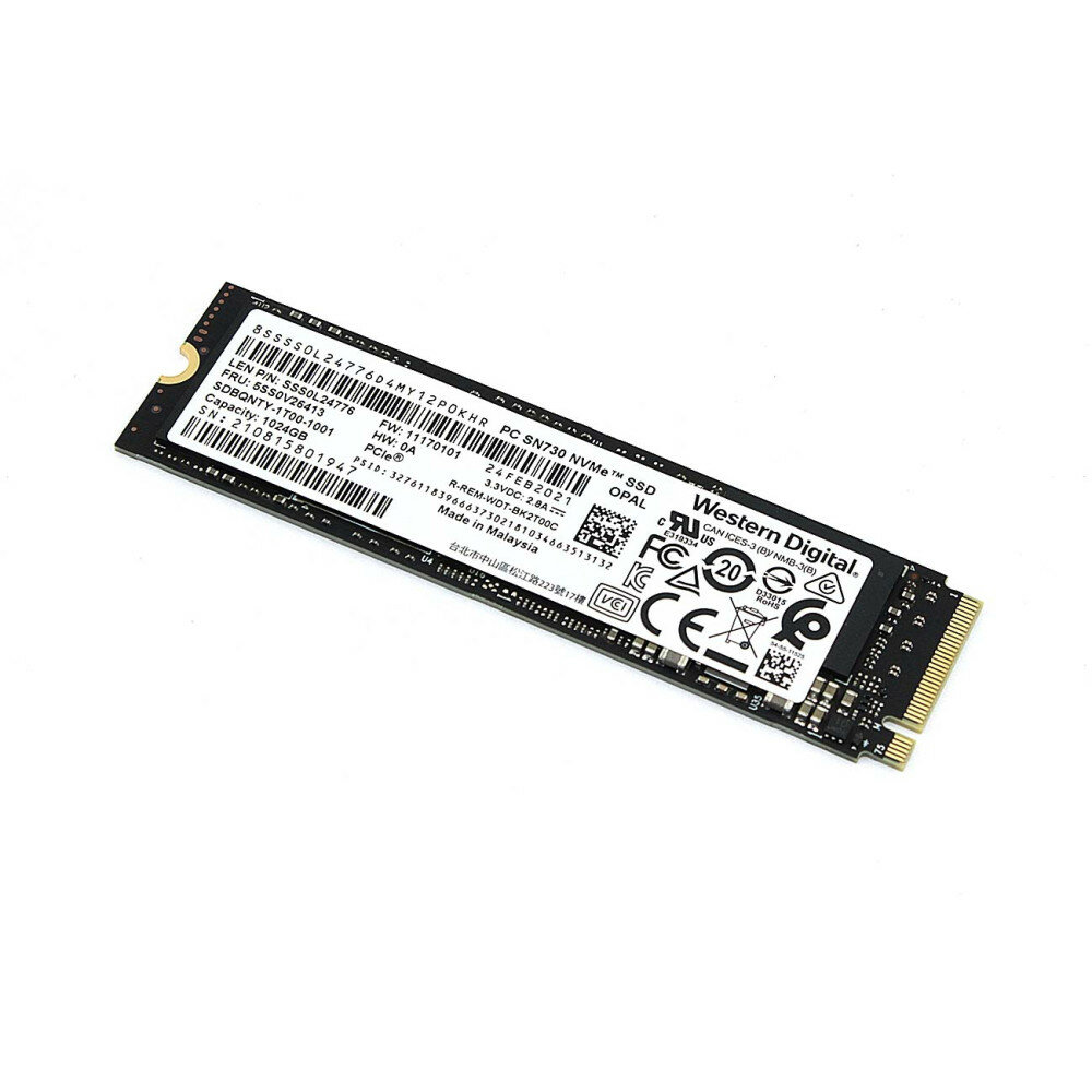 SSD PCIe 1024Gb Western Digital PC SN730 NVMe