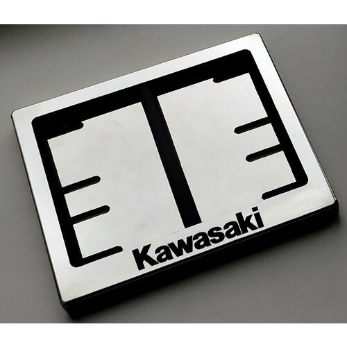 Рамка номера мотоцикла Kawasaki Кавасаки нового образца для номера 190 х 145 мм