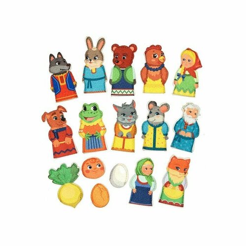 Игра-конструктор «Сказки 5 в 1», 16 деталей, 7 см (комплект из 3 шт)