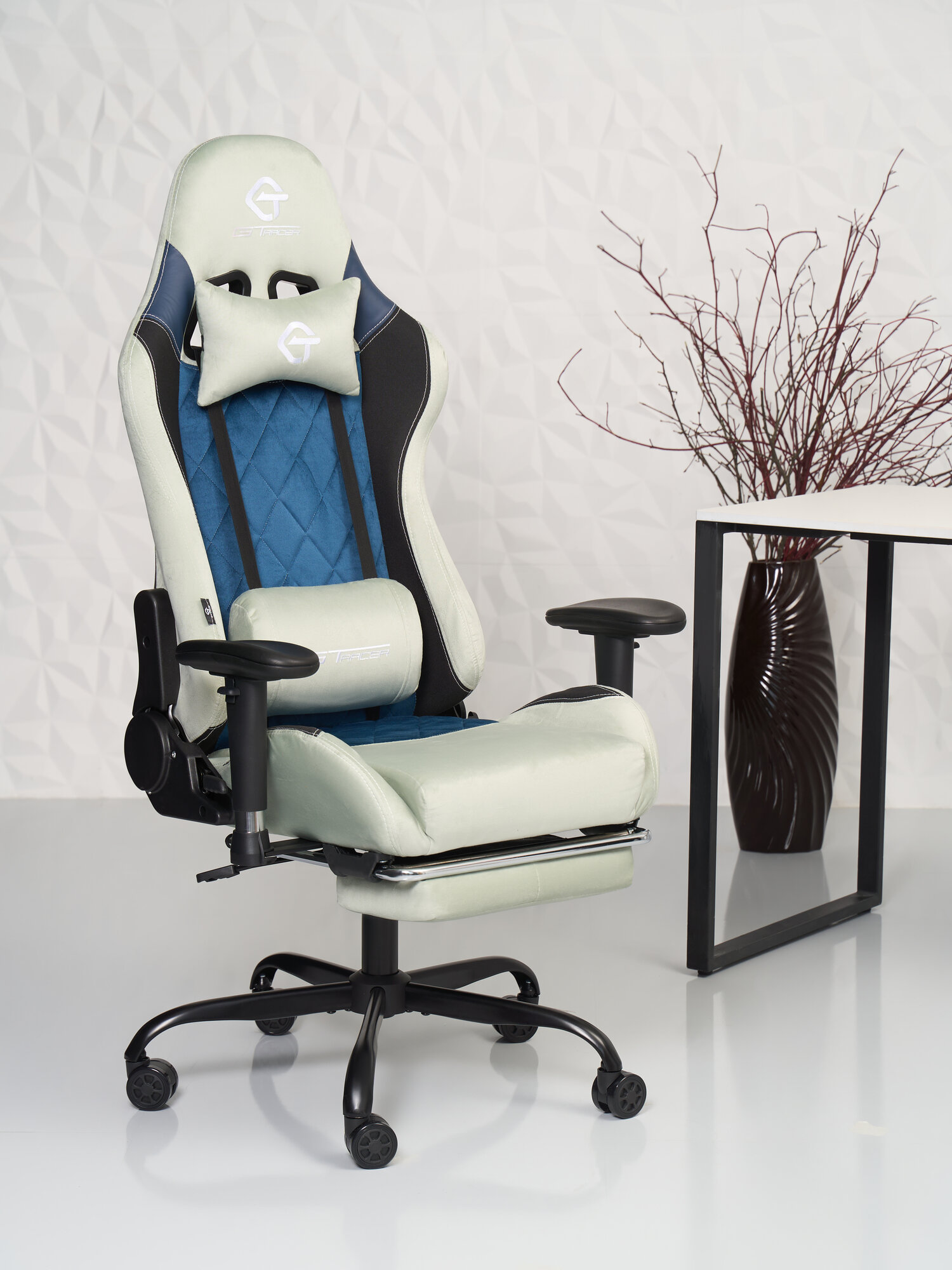 Кресло игровое компьютерное GT-306F Blue