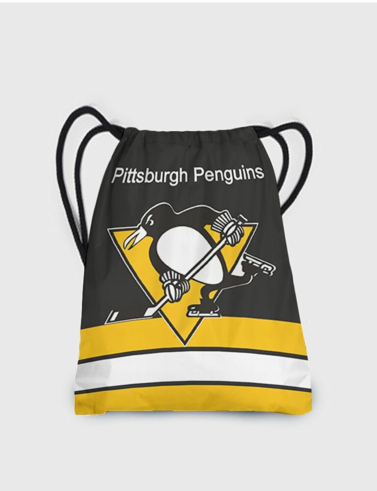 Мешок для сменной обуви хоккейный клуб НХЛ Pittsburgh Penguins - Питтсбург Пингвинз