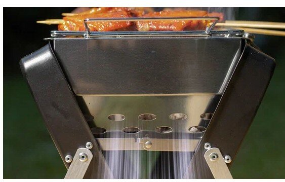 Портативный гриль-мангал для барбекю Xiaomi Chao Portable Barbecue Grill Basic (YC-SKL01) - фото №14