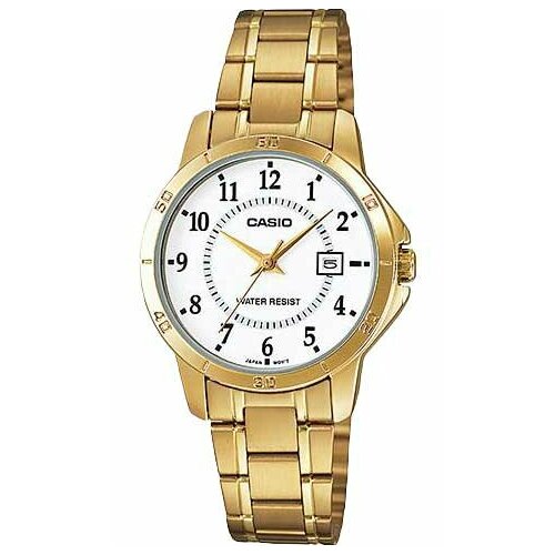 Наручные часы CASIO LTP-V004G-7B, золотой casio mtp v004g 7b