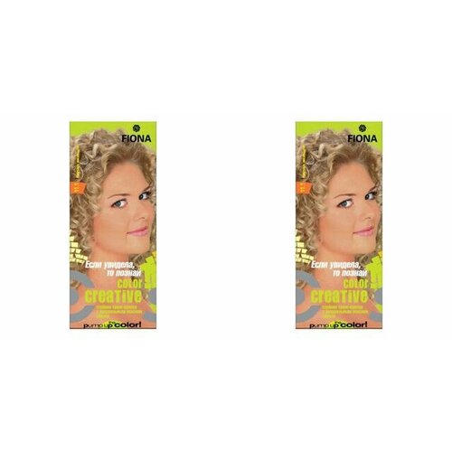 FIONA Крем-Краска для волос, Creative Color, 11.1, Белая акация, 100 мл, 2 шт
