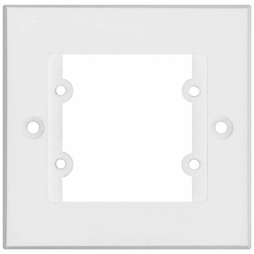 Kramer Electronics FRAME-1G/EUK(W) (85-002199) Рамка, типоразмер EUK 1G (для двух вставок Insert). Евро. Цвет белый.