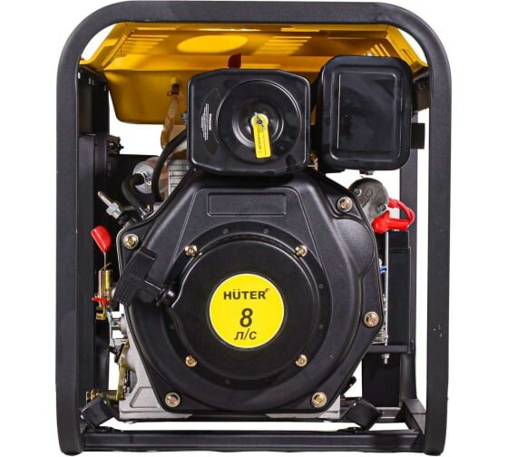 Генератор / Электрогенератор дизельный LDG 5000LX Huter (Дизельное топливо, 3.3 кВт, 220-230 В, бак – 14 л)